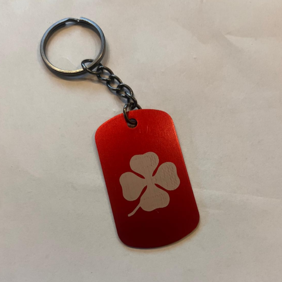 Porta chiavi personalizzato in alluminio Anodizzato