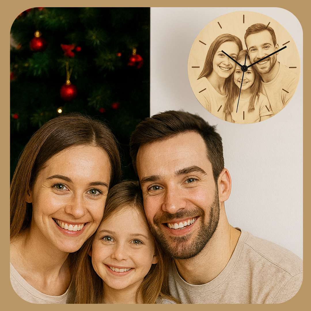 horloge murale personnalisée