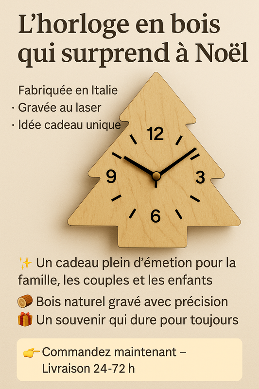 horloge murale personnalisée